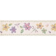 thumbnail image 2 of Jaune Rouge Violet Fleurs Libellule Lady Bugs Rougir Rose Papier Peint Frontière pour les Enfants, Rouler 15' x 7'', 2 of 3