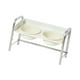 thumbnail image 4 of Tazones de cerámica de gato s tazón para perros con soporte de acero inoxidable para cachorro de perro Beige, 4 of 8