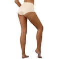 thumbnail image 3 of INSPIRE CHIC Women's Full Coverage Mid-Waisted Briefs with Side Wave Underwear, 3 of 5