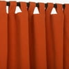 Sunbrella Canvas Brick Outdoor Curtain with Tabs 50 in. x 120 in.