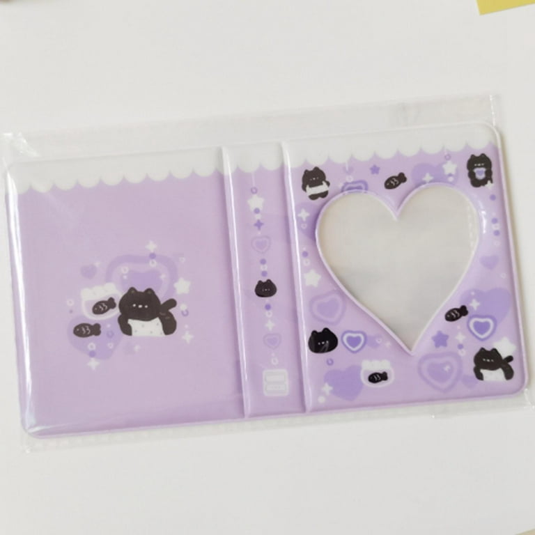Cute Photo Album, Card Holder, Home Picture Case Storage, Name Card Book,  Mini Photocard Album 