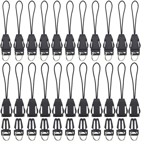 1 Box 100Pcs Cell Phone Split Ring Strap Anti-Lost Short Lanyard Phone Charm Cords with Detachable Buckle Keychain Hooks Key Ring Accessories for Mobile Phone Lariat USB Drive Keys DIY Supplies