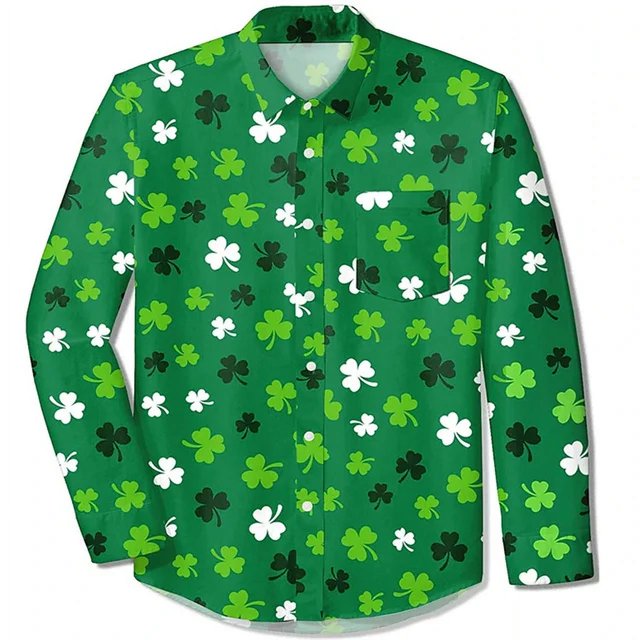 Camisas de hombre, camisas estampadas, camisas de cuello floral, camisas de manga larga, camisas estampadas de talla grande, camisas casuales de negocios para uso diario, camisas de manga larga