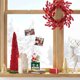 thumbnail image 5 of onlyliua para Interior/Exterior Adornos Navideños Marionetas de Madera Navideñas Adornos de Decoración de Escritorio Navideño Adorno de Cuenta Regresiva, 5 of 6
