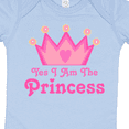 thumbnail image 4 of Inktastic Yes I Am The Princess Crown Girls Baby Bodysuit, 4 of 5