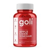 Goli Nutrition Apple Cider Vinegar Gummies, 60 Count