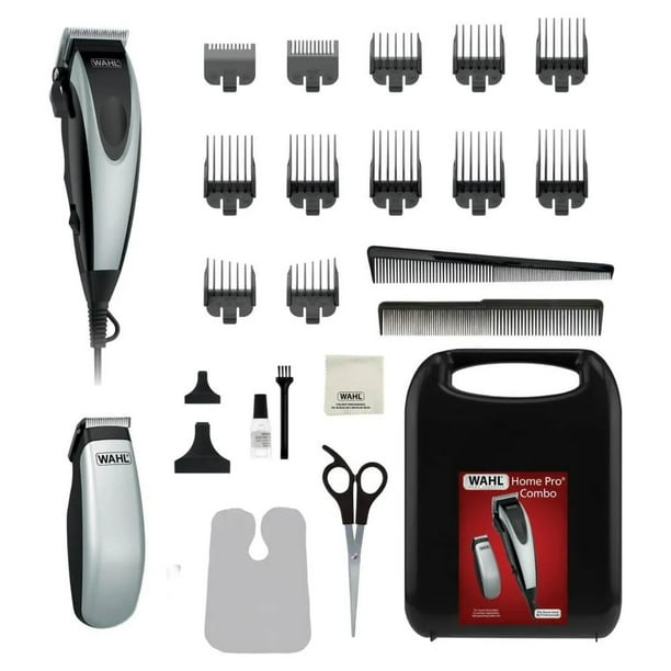 MAQUINA CORTADORA Y TERMINADORA CABELLO WAHL 9670 300MX negro 1 Wahl Home Pro Combo Walmart en linea