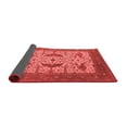 thumbnail image 2 of Ahgly Company Indoor Round Oriental Red Industrial Area Rugs, 3' Round, 2 of 4