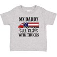 thumbnail image 3 of Inktastic Daddy Plays with Trucks Boys or Girls Baby T-Shirt, 3 of 5