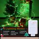 thumbnail image 3 of Luces LED tipo cuerda Jnaurb de 100 pies para exteriores, 720 LED, 8 modos, rojo y verde, 3 of 8