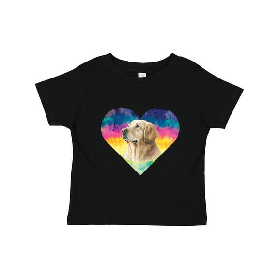 Inktastic Golden Retriever Dog Retro Girls Toddler T-Shirt