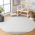 thumbnail image 2 of SAFAVIEH Montauk Nuala Abstract Dots Cotton Area Rug, Grey/Ivory, 8' x 10', 2 of 9