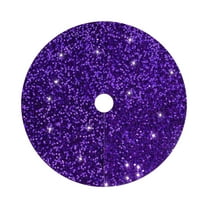 Christmas Tree Bottom Decoration 122CM/48IN Apron Sequin Christmas Tree Skirt Glitter Tree Skirt For Xmas Holiday Party Decor