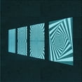 thumbnail image 1 of Ahgly Company Machine Washable Indoor Square Transitional Night Black Area Rugs, 7' Square, 1 of 7