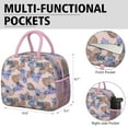 thumbnail image 6 of Reusable Pineapple Lnsulated Lunch Bag for Women & Men-Leakproof Water-Resistant Cooler Tote,Large Capacity(10.6x8.7x6.3in)for Work,Office,Travel,Picnic,Beach., 6 of 7