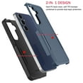 thumbnail image 5 of For Samsung Galaxy S25 FE Case, Ebizware Heavy Duty Rugged Shockproof Phone Case [Military Grade Drop Tested] Dual Layer Full Body Protective Bumper for Samsung Galaxy S25 FE Cover - Navy Blue, 5 of 8
