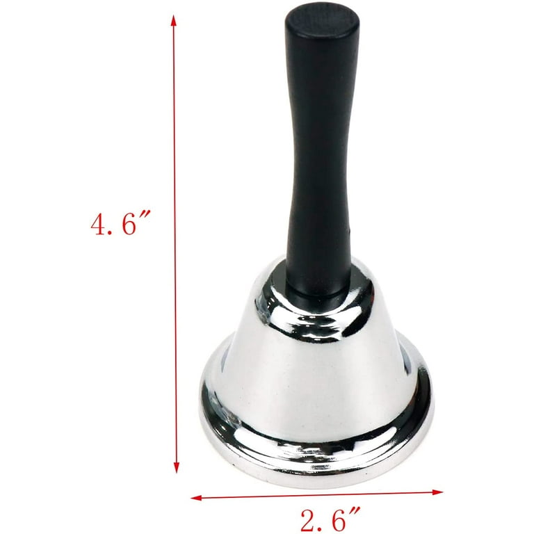 2 Pcs Call Bells Loud Sound Hand Bell for Wedding Dinner Bells Classroom Bell