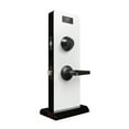 thumbnail image 3 of Matte Black Entry Door Handle Combo Lock Set with Deadbolt and 12 KW1 Keys Total (3-Pack, Keyed Alike), 3 of 12
