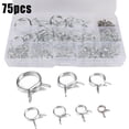 thumbnail image 1 of BUYISI 75 Pcs Pinces de Tuyau de Carburant Ressort avec Kit de Remplacement Assortiment en Plastique, 1 of 5