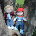 thumbnail image 3 of HABA Poupée Garçon Graham 12" Douce aux Cheveux Bruns, Yeux Bruns, Vêtements et Chaussures Amovibles pour les 18 Mois et Plus, 3 of 6