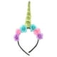 thumbnail image 2 of Precioso Cuerno Flor Diadema Animal Adultos De Cumpleaños Disfraces Verde BLESIY Diadema de flor de unicornio, 2 of 8