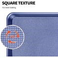 thumbnail image 6 of Quarter Sheet Pan, Baking Sheet, Cookie Sheets For Baking With Square Texture Pattern, Thicker Carbon Steel Non-Stick Baking Pan Tray, 6 of 8