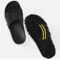 thumbnail image 6 of Modstep Cloud Slides for Men Women Recovery Foam Sandals Summer Comfortable Walking Shower Pillow Slippers for Pool Beach size 6 Black, 6 of 8