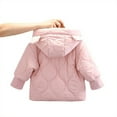 thumbnail image 5 of Esaierr Kids Baby Boys Girls Winter Fleece Jacket Kids Warm Hooded Cotton Outwear Coat Toddler Padded Thickened Warm Jacket Outerwear Cotton Clothes With Hoods for 1- 5T, 5 of 7