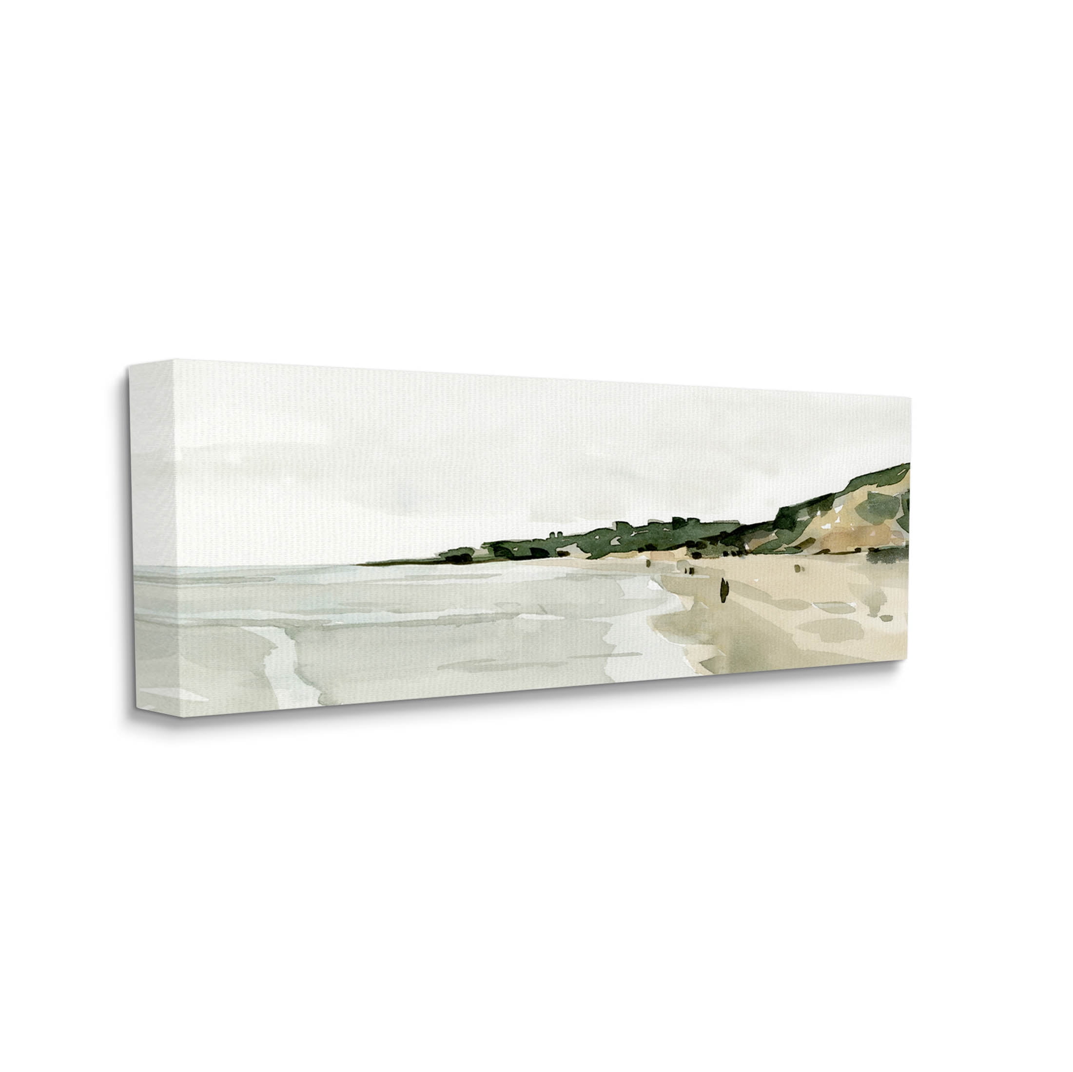 Stupell Industries Summer Coast Distant Beach Shore Painting Gallery Wrapped Canvas Print Wall Art, Design by Emma Caroline