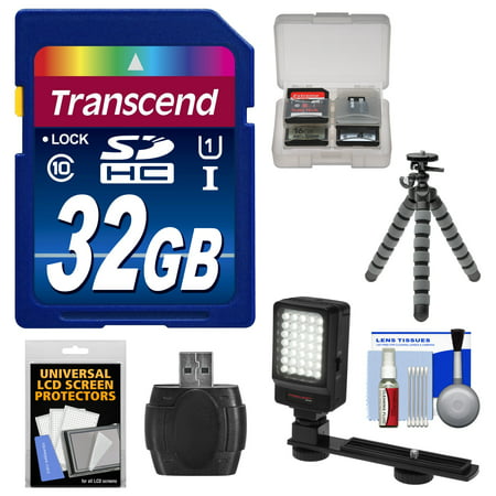 Essentials Bundle for JVC Everio GZ-R10, GZ-R30, GZ-R70, GZ-R320, GZ-R450 Quad Proof Video Camera Camcorder with LED Light + Case + Flex Tripod + Accessory Kit