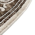 thumbnail image 5 of Unique Loom Hermitage Collection Area Rug - Malachite (10' 8" Round Chocolate Brown/Black), 5 of 6