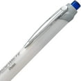 thumbnail image 2 of Pentel Glidewrite Signature Ballpoint Pen Pearl White Barrel, (1.0mm) Medium Line, Blue Ink, 12 Pens (BX930W-C), 2 of 6