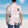 thumbnail image 6 of Xecao Cute Panda print Hawaiian shirt - a stylish short-sleeve button-down for men, perfect for casual beach and tropical outings., 6 of 9