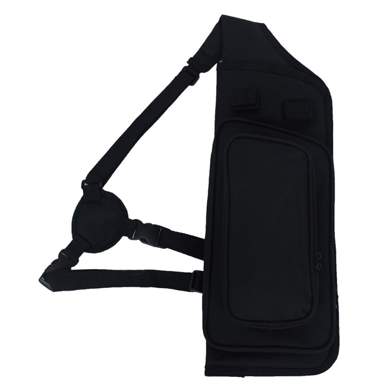 Traditional Bow Quiver Case Shoulder Back Arrow Holder W/ Zipper