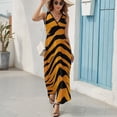 thumbnail image 6 of Animal Print Patterns Sleeveless Dress Woman Fashion Long Dresses Women's Summer Suit Dress 2025, 6 of 7