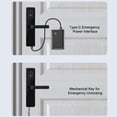 thumbnail image 4 of Cerradura De Entrada De Puerta Inteligente, Cerradura De Puerta Con Huella Dactilar, 5 Métodos De Desbloqueo, Interfaz Tipo C De aleación De Aluminio Para El Hogar, 4 of 7