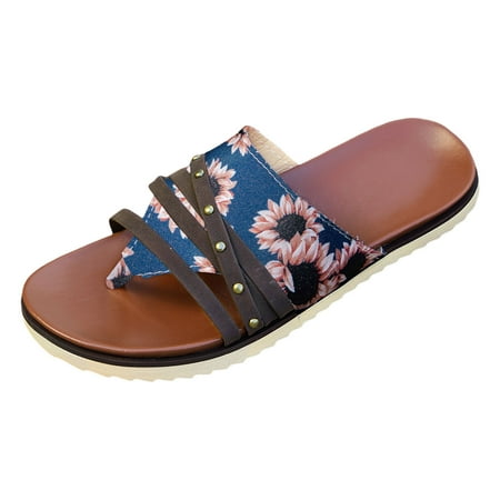

Ramiter Womens Shoes Topic Open Toe Buckle Ankle Strap Espadrilles Flatform Wedge Casual Sandal Blue
