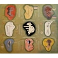 thumbnail image 2 of Kandinsky, Wassily 23x20 Black Ornate Wood Framed with Double Matting Museum Art Print Titled - Graceful Ascent 1934, 2 of 4