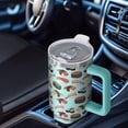 thumbnail image 4 of Sushi Enthusiast Gift for Sushi Style - 40oz Double Insulated Tumbler, Sushin Coffee Cup With Handle & Spill Proof Lid, 4 of 5