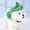 Green, variant on Pet Wig Costume for Cats and Dogs Funny Headpiece for Dress Up Photoshoot Party Decoration Silly Animal Hair Wig Silly Look, 8 Inch Gray