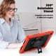 thumbnail image 5 of Funda para Samsung Galaxy Tab A11 Plus de 11 pulgadas (2025) y A9 Plus de 11 pulgadas (2023), resistente, a prueba de golpes, con soporte giratorio de 360° y correa de mano/bandolera., 5 of 9