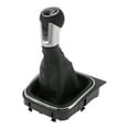thumbnail image 1 of Unique Bargains Pomo de Cambio Manual de 6 Velocidades con Cubierta para VW Golf 5 MK5 GTI GTD 2004-2009 Plástico Cuero Sintético Palanca de Cambio Automotriz Negro, 1 of 6