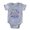 Heather Grey, variant on CafePress - 10X10 My Little Finger Gran - Cute Infant Baby Football Bodysuit