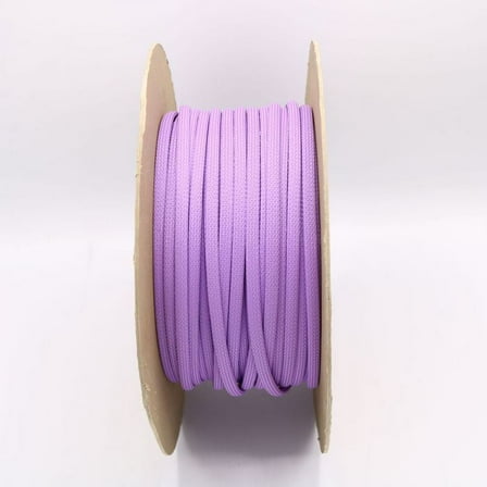 1/4" Expando braided sleeving (100 ft/spool) - Purple