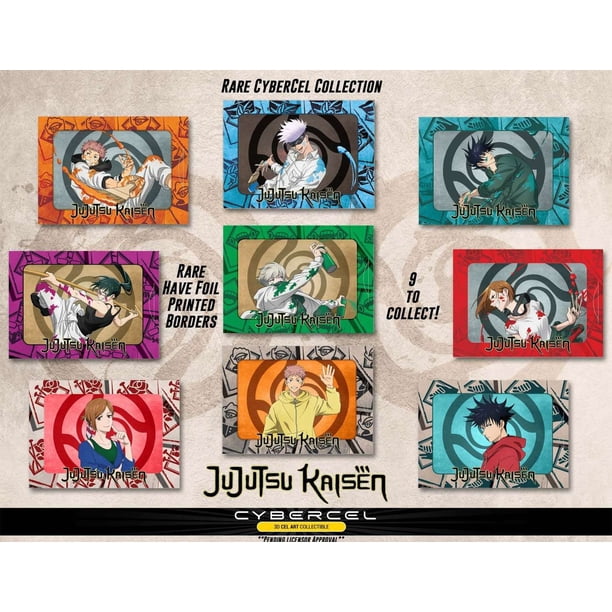 jujutsu kaisen rare cards Best in UEX02BT: Vol.2 Striking court card featuring character artwork of Yuji Megumi Nobara and Gojo as well as stylized pips reminiscent of Sukunaa s tattoos. Jujutsu Kaisen 3D Art Cards