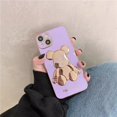 thumbnail image 1 of Compatible For iPhone 13 Pro Max 12 11 SE 2020 X XR Xs 8 7 Plus Phone Case Plating Bear Fashion Protective Cover Casing, 1 of 4