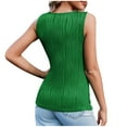 thumbnail image 3 of Timegard Tank Tops for Women Square Neck Solid Color Comfy Slim Casual Sleeveless Shirts Tops Basic Tee, 3 of 6