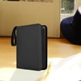 thumbnail image 4 of Carpeta organizadora de tarjetas coleccionables, estuche de transporte con cremallera Negro, 4 of 9