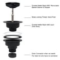 thumbnail image 5 of GZILA 3-1/2 Inch Kitchen Sink Basket Strainer and Stopper Drain Assembly Black, 5 of 6