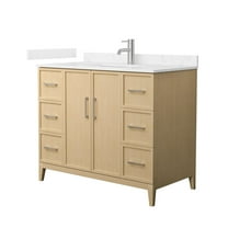 Wyndham Collection Wch717142s-Vca-Unsmxx Elan 42" Free Standing Single Basin Vanity Set -